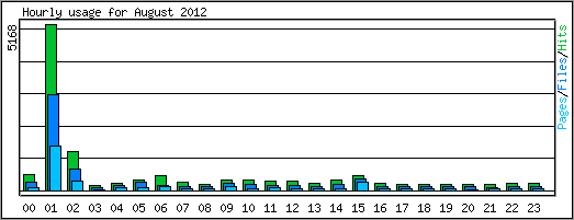 Hourly usage