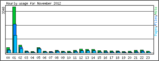 Hourly usage