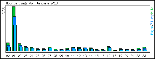 Hourly usage